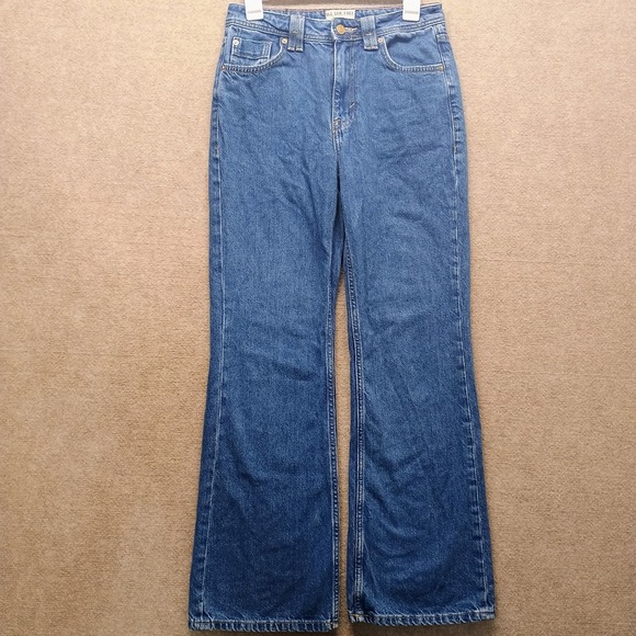 We The Free People Womens Ava High Rise Bootcut Denim Jeans In Blue Size 27x30.5 - Picture 1 of 12